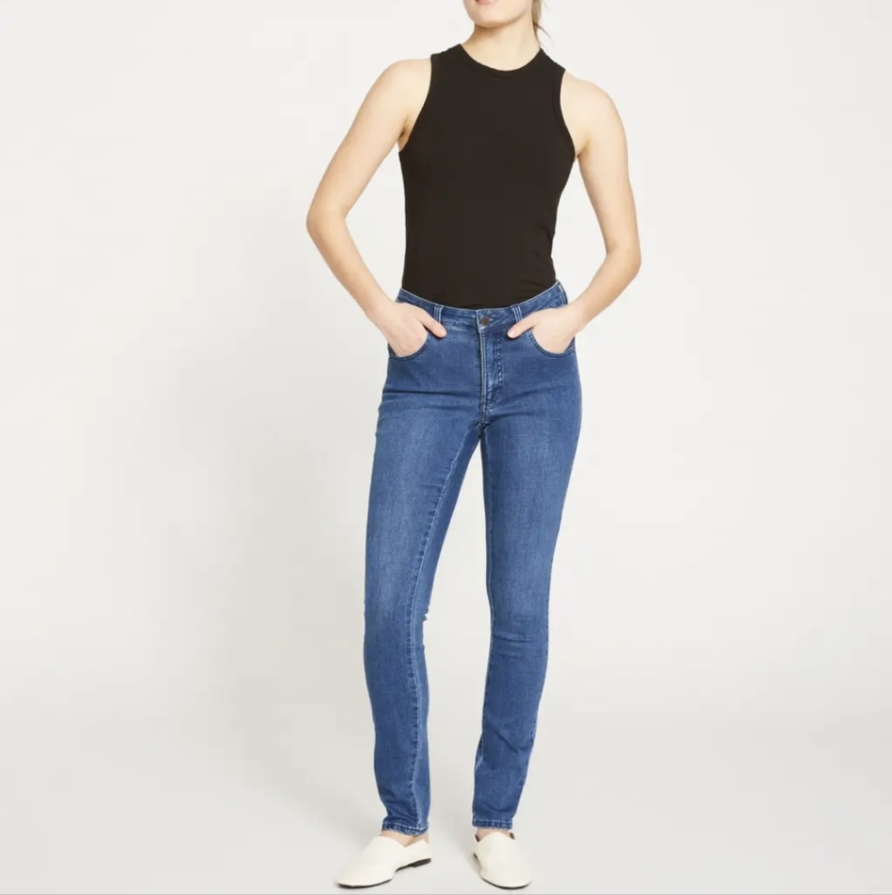 Seine High Rise Skinny Jeans 32 Inch - True Blue